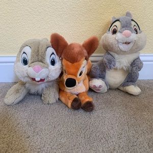 Disney’s Bambi 3pc Character Plush Bundle 🦌 🐰🐰